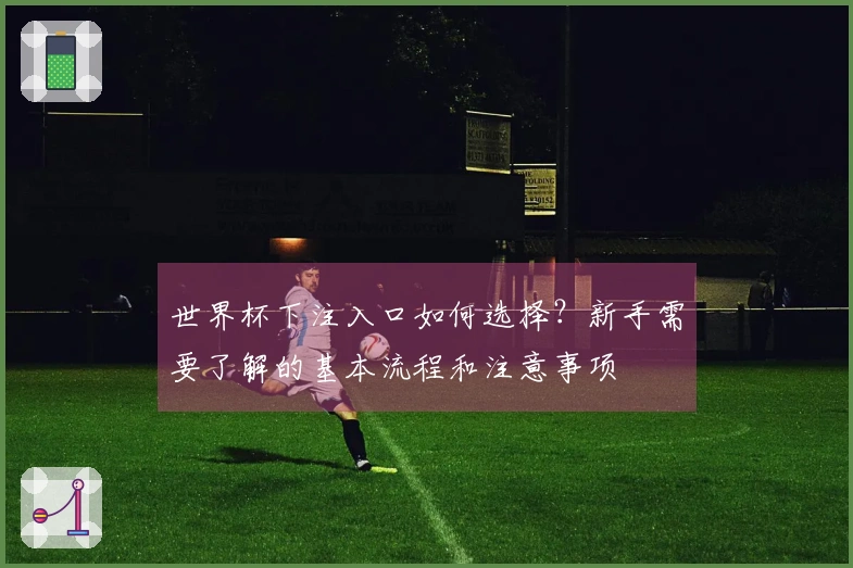 世界杯下注入口如何选择？新手需要了解的基本流程和注意事项